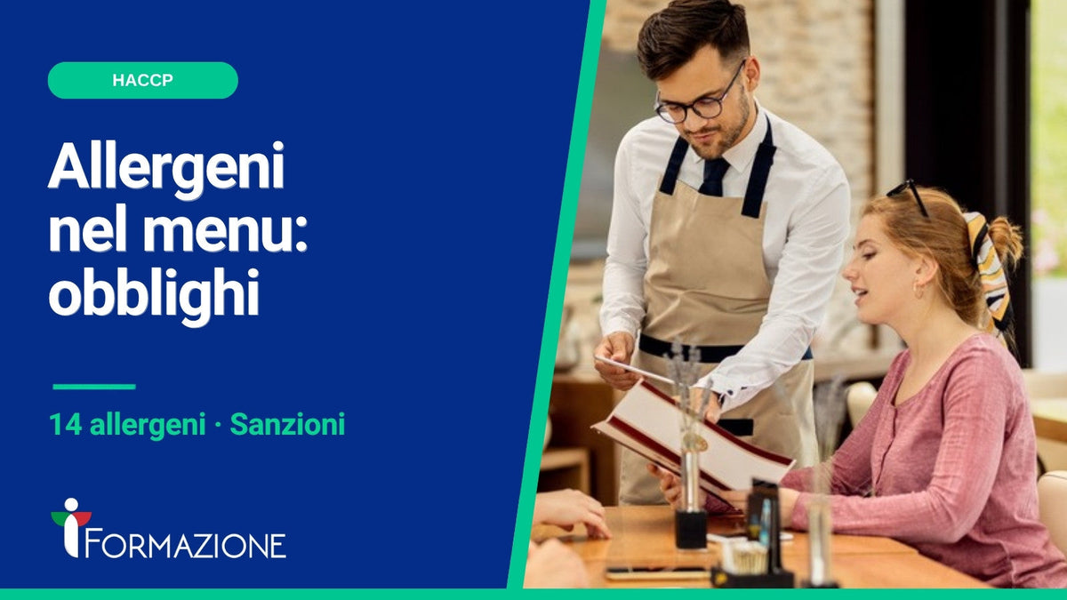 Allergeni nel menu: obblighi per bar e ristoranti
